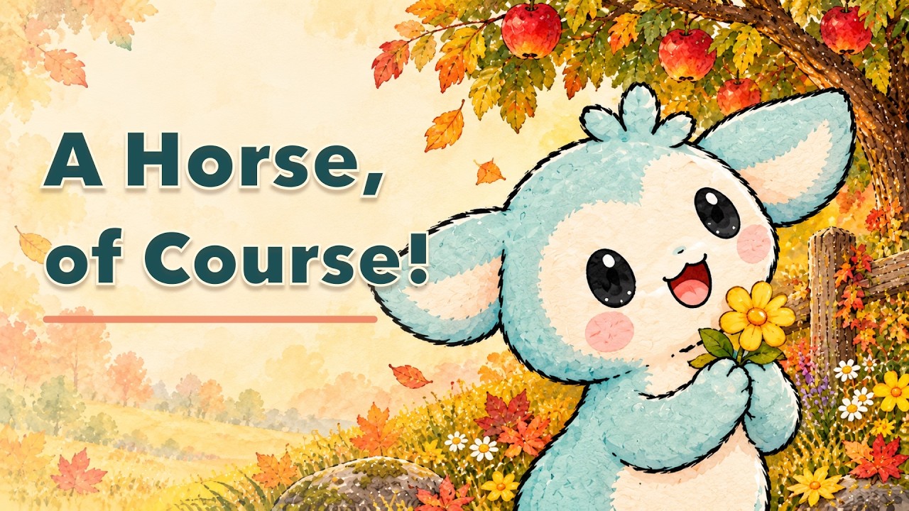 A Horse, of Course! illustrated story thumbnail